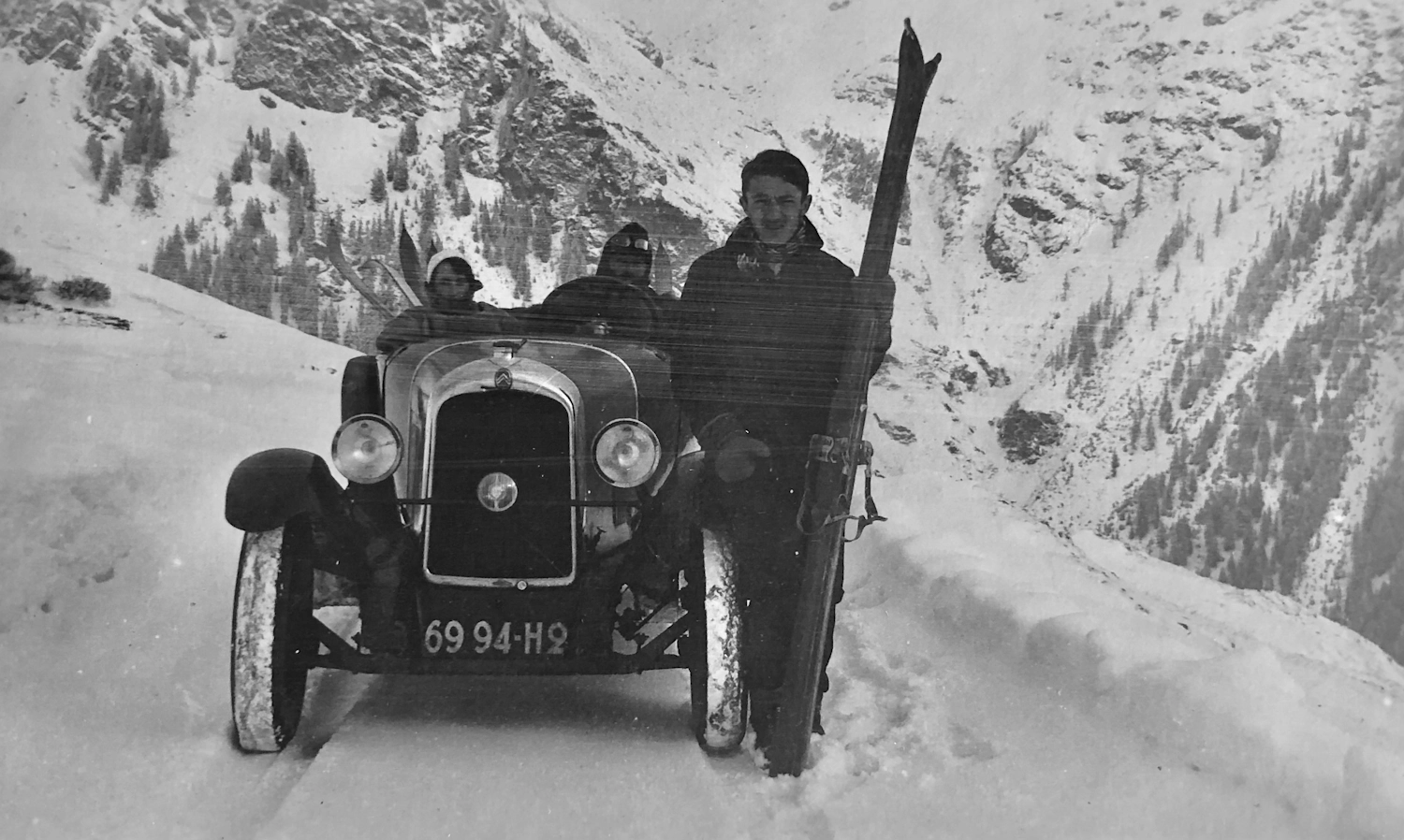 Route Nationale Entrée de La Rosière 1935